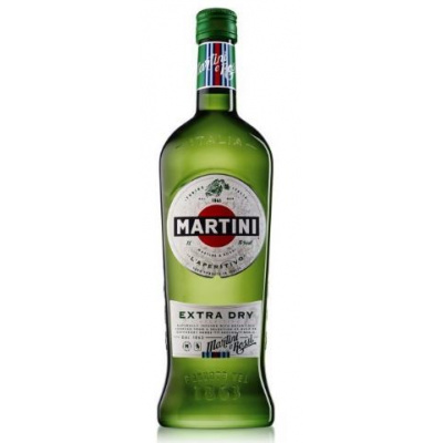 Martini Extra Dry 18% 1 l (holá láhev)