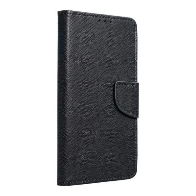 Pouzdro Kabura Fancy Book XIAOMI Redmi NOTE 12 4G černé (Flipové knížkové vyklápěcí pouzdro na mobilní telefon Xiaomi Redmi Note 12 4G Černé)