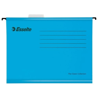 Esselte Papírové závěsné desky Pendaflex Standard, modré, 25 ks