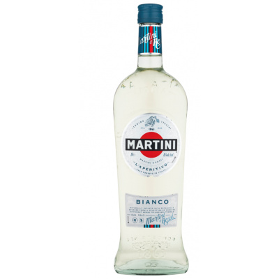 Martini Bianco 15% 1 l (holá láhev)