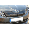 ŠKODA OCTAVIA III facelift-ZIMNÍ CLONA PŘEDNÍ MASKY KI-R - GLOSSY BLACK - horní O3F-FGCVR-GLS