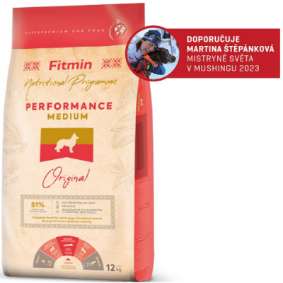 Fitmin dog medium performance 2x12kg+DOPRAVA ZDARMA+1x masíčka Perrito! (+ SLEVA PO REGISTRACI / PŘIHLÁŠENÍ ;))