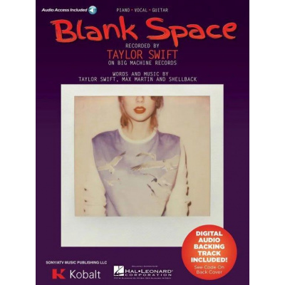 Taylor Swift: Blank Space (noty klavír, zpěv, akordy)(+audio)