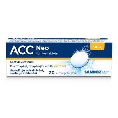 ACC 100 NEO 100 mg 20 šumivých tablet