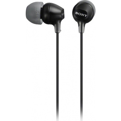 SONY sluchátka do uší MDREX15LPB/ drátová/ 3,5mm jack/ citlivost 100 dB/mW/ černá