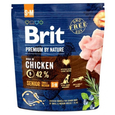 Brit Premium by Nature Senior S+M 1 kg; 94990