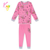 Dětské pyžamo KUGO MP1326 - kojenecké/tmavší růžová Velikost: 104