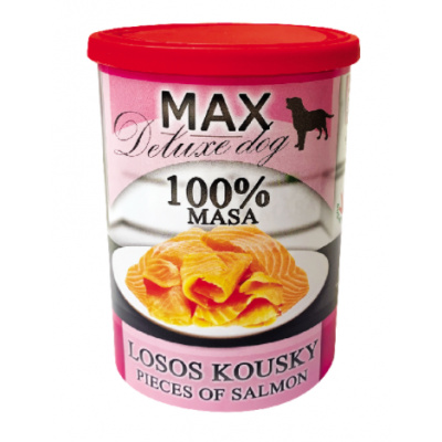 MAX deluxe losos kousky 400g