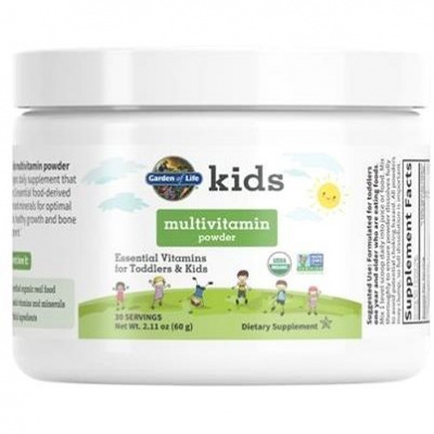 Garden of life Kids Organic multivitamín (multivitamín pro děti v prášku), 60 g