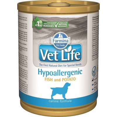 Farmina Vet Life Hypoallergenic Fish & Potato Dog 6x300g