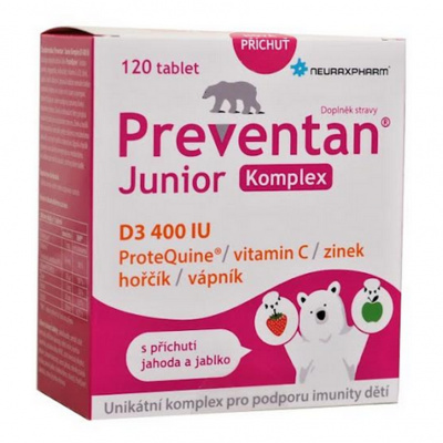 PREVENTAN Junior Komplex D3 400IU 120 tablet