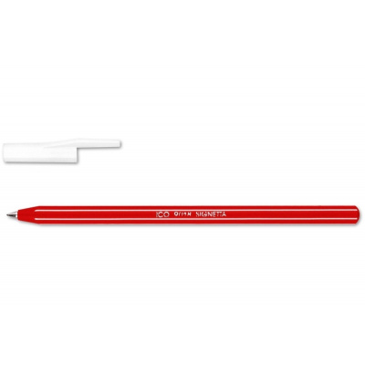 Pero kuličkové jednorázové Signetta Classic, 0,7 mm, červené