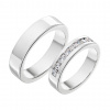 Tiami Snubní prsteny s diamanty Infinity Barva zlata: Bílé zlato na míru RWEW20001