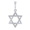 SILVEGO Stříbrný přívěsek židovské hvězdy Ruth s Brilliance Zirconia PRGAZP0605PS
