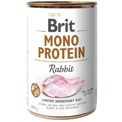 Brit Dog konz Mono Protein Rabbit 400g (min. odběr 6 ks)