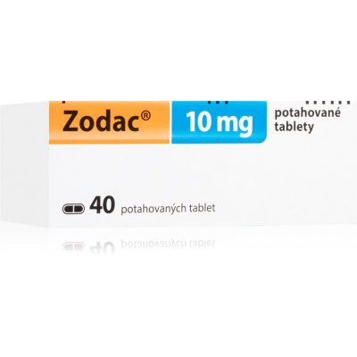 Zodac Zodac 10 mg potahované tablety pro zmírnění projevů alergií 40 tbl