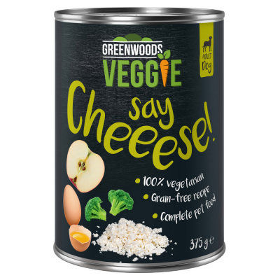 Greenwoods Veggie se zrnitým čerstvým sýrem, vejcem, jablkem a brokolicí 6 x 375 g