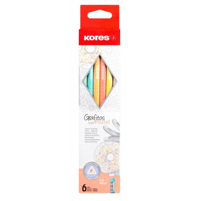 Tužka s gumou KORES Grafitos Style Pastel - HB 92803