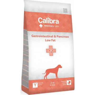 Calibra VD Dog Gastrointestinal & Pancreas Low Fat 2 kg