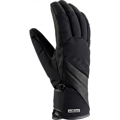 Dámské lyžařské rukavice VIKING Aurin černá Velikost: 5