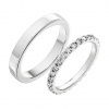 Tiami Snubní prsteny s diamanty Valentine Barva zlata: Bílé zlato na míru RWEW20003