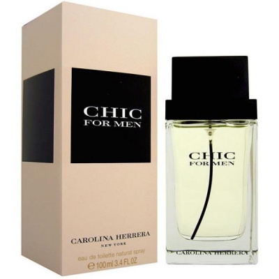 Carolina Herrera Chic For Men, Toaletní voda, Pánska vôňa, 100ml