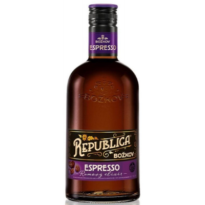 Božkov Republica Espresso Elixír 35% 0,7 l (holá láhev)