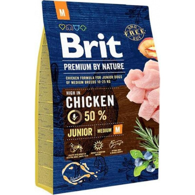 Brit Premium by Nature Dog Junior M 3 kg