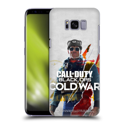 Zadní obal pro mobil Samsung Galaxy S8 - HEAD CASE - COD Black Ops Cold War - Ultimate Edition (Plastový kryt, obal, pouzdro na mobil Samsung Galaxy S8 - COD Cold War - Ruský voják)