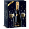 Bohemia Sekt Prestige DEMI SEC 0,75l 12,5% (dárkové balení 2 skleničky)