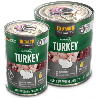 Belcando Baseline Turkey - konzerva pro pejsky Velikost: 400 g