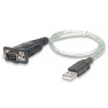 MANHATTAN převodník z USB na sériový port (USB AM / DB9M, RS232), blistr - 205146