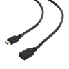 GEMBIRD Kabel CABLEXPERT HDMI-HDMI 3m, 1.4, M/F stíněný, zlacené kontakty, prodlužovací, černý CC-HDMI4X-10