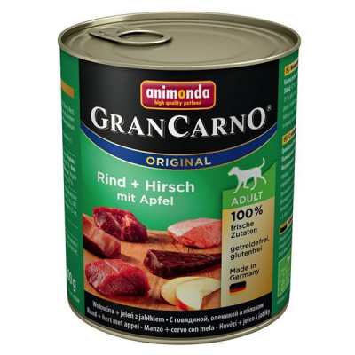 Animonda GranCarno Original Adult hovězí a jelení maso s jablky - 800 g