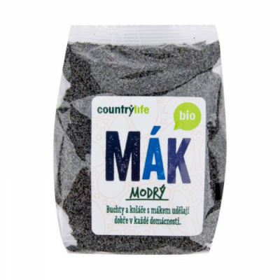 BIO Mák modrý - Country Life Balení (g): 250 g