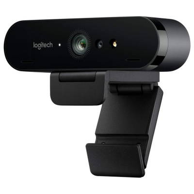 Logitech Brio Ultra HD Pro Webkamera, 4K Ultra HD/30fps, 1080p/60fps, autofocus, stereo mikrofon, HDR, Windows Hello, černá 960-001106