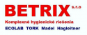BETRIX s.r.o., veľkoobchod na čistiace , pracie a dezinf. prostriedky a uprat. pomôcky