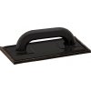 TOPTRADE hladítko ABS, odľahčené plátko, plsť hnedá, 250 x 130 x 10 mm, hobby