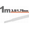 SOLEX Zmršťovacia trubička 3,5mm/1,75mm DRS3,5-1,75/WH biela