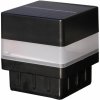 Floraworld Solárny LED kryt stĺpika, antracitový, 2 ks, 6 x 6 cm