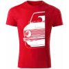 T-ričko Volkswagen Golf Mk1 GTi Half pánske tričko Farba trička: Jablkovozelená, Farba potlače: Biela, Veľkosť: M