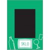 Samolepka triedenie odpadu - veko - sklo