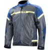 LS2 bunda RIVA čierna/biela grey/hi-vis yellow - M