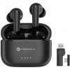 Super Clear Calls bezdrôtové slúchadlá bluetooth FORCELL F-AUDIO TWS ANC + ENC + DONGLE čierne