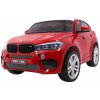 mamido Elektrické autíčko BMW X6 M dvojmiestne XXL lakované červené