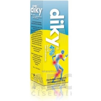 Diky 4% Spray Gel aer.deo.1 x 30 ml/25 g