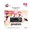 Goodram USB flash disk, USB 2.0, 64GB, UME2, UME2, čierny, UME2-0640K0R11-SP