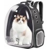 TRANSPORTER TAŠKA BATOH PRE MAČKU PSA PRIEHĽADNÝ Koanni