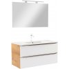 Vario Trim 100 kompletný kúpeľňový nábytok dub-biela