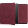 Puzdro KW Mobile - Brushed Heart - KW5697205 - pre Amazon Kindle Oasis 2/3 - červené (KW Mobile obal na Amazon Kindle Oasis 2/3, flip, Brushed Heart, červené, AutoSleep + záruka 3 roky + darčeky zadar